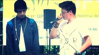 Cosmin vs D-Low - 1/8 FINAL - EUROPEAN BEATBOX MASTERS 2015