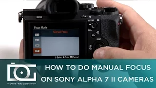 SONY a7 II TUTORIAL | How To Do Manual Focus on Sony Alpha 7 II Cameras