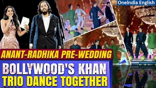 Anant Ambani and Radhika pre-weding Dance Salman Khan, Amir Khan, Saha Rukh Khan #ambaniwedding