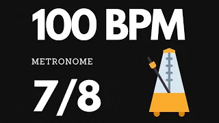 100 BPM Metronome 7/8