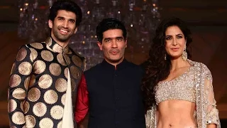 Katrina Kaif And Aditya Roy Kapur Turn Showstoppers At Manish Malhotra Show!