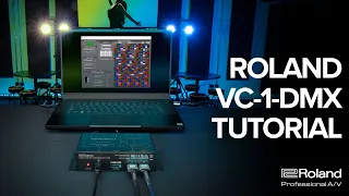 Roland VC-1-DMX Video Lighting Converter Tutorial