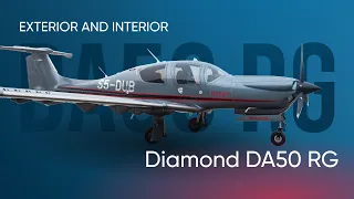 Diamond Aircraft DA50RG. Part 1: Exterior, Interior, Avionics.