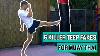 6 KILLER Muay Thai Teep Fakes That Will Exploit Your Opponent