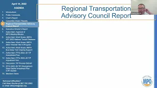 Boston Region MPO Board Meeting: April 14, 2022