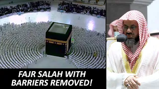 Historic! First Fajr Salah After Barriers Around Ka'bah Removed!  | Sheikh Shuraim