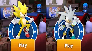 Sonic Dash x Sonic the Hedgehog 2 - MOVIE SUPER SONIC VS SILVER