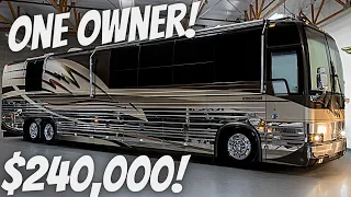 PREVOST COUNTRY COACH NON SLIDE ONE OWNER FOR SALE IN ARIZONA $240,000