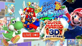 Super Mario 3D All Stars - Super Mario Sunshine Live Stream Part 1 Time for Vacation Again