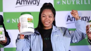 Ms.Mirabai Chanu, Face of Amway's Flagship Brand-Nutrilite in India. #mirabaichanu #budharajanshu