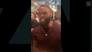 SCENES As Jake Paul's & Tyron Woodley's Teams Get Into Altercation Following Press Conference