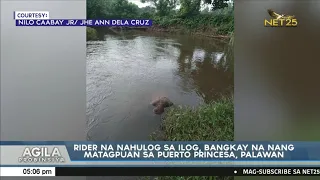 Rider na nahulog sa ilog, Bangkay na nang matagpuan sa Puerto Princesa, Palawan