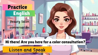 Beauty Salon | Build a Conversation with your stylist |#practiceenglish #learnenglish