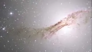Galaxy Centaurus A - NGC 5128, Wide Field Video Pan | ESO HD