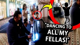 I played ALL MY FELLAS on piano in public