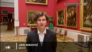 Pijanist Jan Niković u 'Vijestima iz kulture' HRT-a, 30. 12. 2021