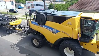 New holland CR9.90 žatva ozimneho jačmena