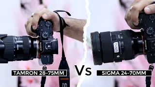 Tamron 28-75mm F2.8 G2 Vs Sigma 24-70mm F2.8 Lens | Which Is Best ?