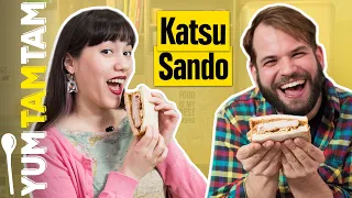 Sandwich-Rezept I Japanisches Sandwich mit Schnitzel zubereiten