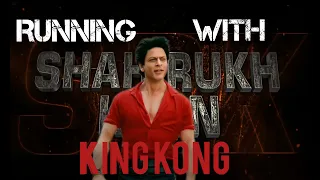 RUNNING WITH KINGKHAN||srk edit|| jawan preview status|| jawan song