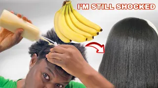 Unbelievable results! This is what Banana did to my 4c Natural hair after 2 hours.