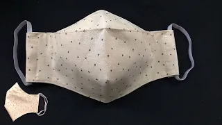 3D Breathable Fabric Face Mask Easy Pattern Sewing Tutorial |  How to Make a Face Mask | Mascarilla