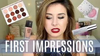 Full Face Of First Impressions! // High End Makeup Worth It??