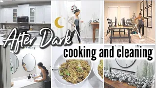 NIGHT TIME CLEANING ROUTINE 2020 / CLEANING MOTIVATION / COOK WITH ME EASY RAMEN