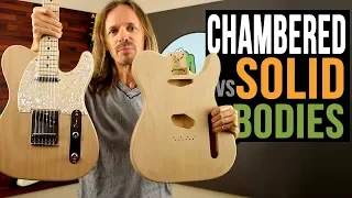 Solid vs Chambered Electric Guitar Body