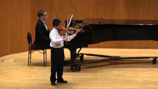 Andrew Gao performs Sarasate's "Introduction and Tarantella, Op. 43"