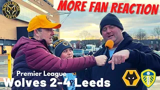 CRAZY You Don't Give a Rival a 3 Goal Start 😖 Wolves 2-4 Leeds  MORE FAN REACTION