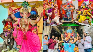 Sri Maya Kala Kendra Mumbai Ganesh Idols at Dhoolpet | Sri Dharamraj Singh Kalakar Ganesh 2024 Hyd