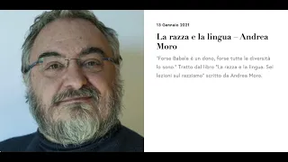 La razza e la lingua - Andrea Moro