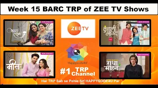 Zee Tv  Barc Trp of week 15| All Shows of this Week ||