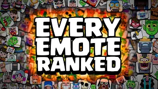 EVERY Emote in Clash Royale RANKED