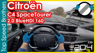 Citroën C4 Grand Picasso SpaceTourer 2.0 BlueHDi 160 (2022) AUTOBAHN POV TOP SPEED 🚀