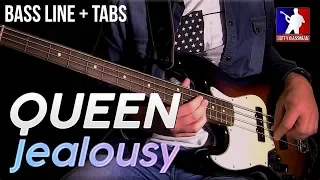 Queen - Jealousy /// BASS LINE [Play Along Tabs]