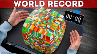 Speed solving of the biggest Rubik's Cube in the World | 19x19x19