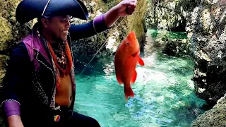 Amazing Fishing || Bule ini takjub melihat Spot ikan bagai Surga, ikannya nampak berkeliaran