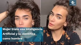 Mujer trans explota con la IA de TikTok tras utilizar filtro