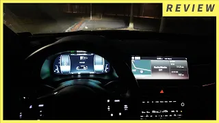 Kia Cadenza - Night drive with 2019 Kia Cadenza (Let's drive Kia Cadenza with Hybrid System)