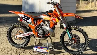 Motocross Action tests Cooper Webb's Factory KTM 300SX 2 Stroke