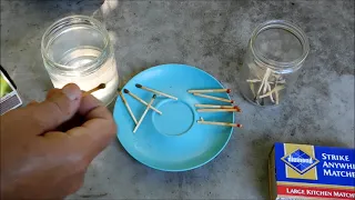 Homemade Waterproof Matches:  Fingernail Polish vs. Wax