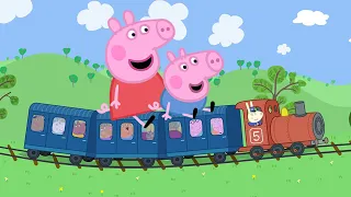 Peppa Pig viaja en tren 🚂 Episodios completos de Peppa Pig en Spanish⭐️