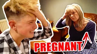Mom Tells Me She's PREGNANT Prank!!!!! **BACKFIRES**