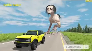 Epic escape from the Momo Car vs Giant Momo - Coffin Dance Song Cover