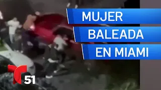 Tiroteo deja una mujer herida en Miami