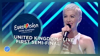 SuRie - Storm - LIVE - United Kingdom - First Semi-Final - Eurovision 2018