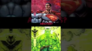Cosmic Armor Superman VS World Breaker Hulk/#shorts