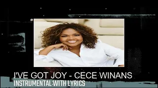 CeCe Winans - I've Got Joy (Instrumental w Lyrics)